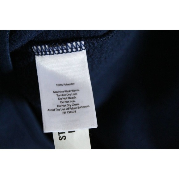 Vineyard Vines Snap Placket Fleece Shep Shirt Pullover Blue Men's Small H12113 - Picture 9 of 15